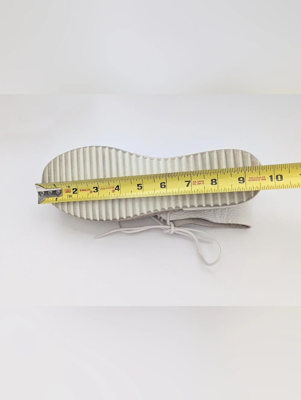 Miista Women's (Sz 36) White Leather Lace-Up Peep-Toe Espadrilles/Shoes/Sandals - Picture 11 of 16